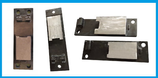 Integral Cast Steel Composite Slide Plate for Railway Turnouts