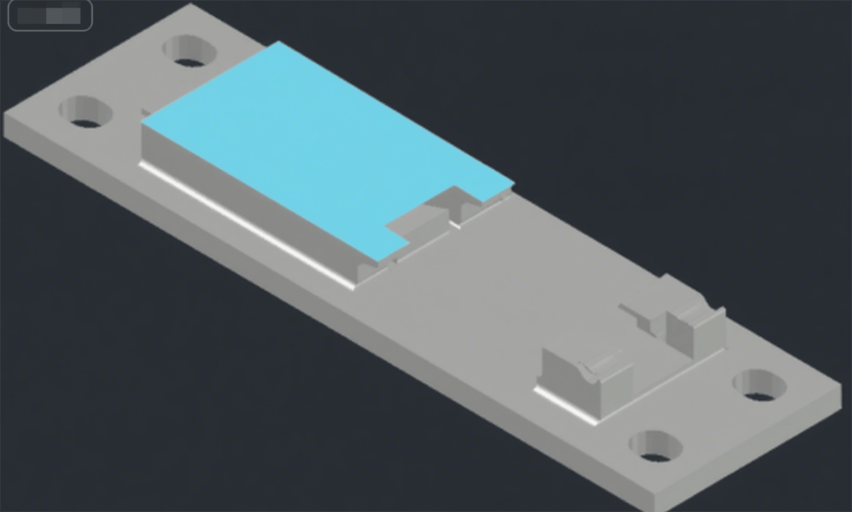 Integral Cast Steel Composite Slide Plate for Railway Turnouts