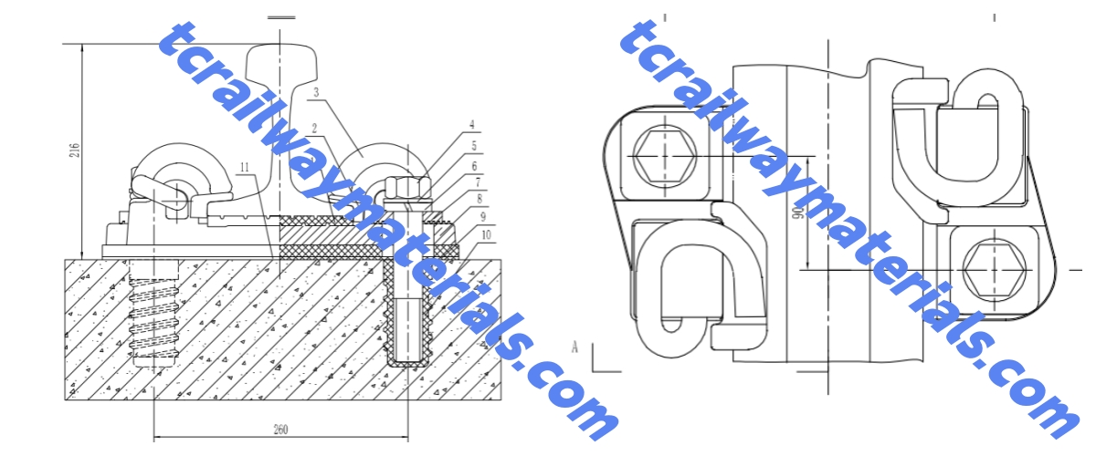 E-Clip Railway Fastening System E-Clip Railway Fastening System