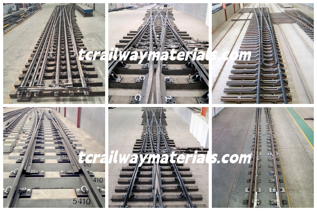 No.12 Single Turnout for UIC60 (60kg/m) Rail | Full Set Supplied No.12 Single Turnout for UIC60 (60kg/m) Rail | Full Set Supplied