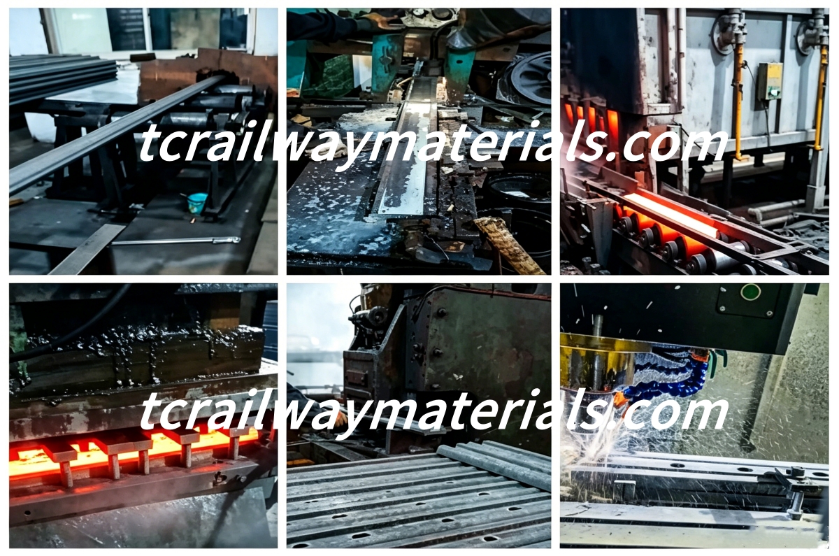 UIC54, UIC60 Rail Fish Plates & Splice Bars
