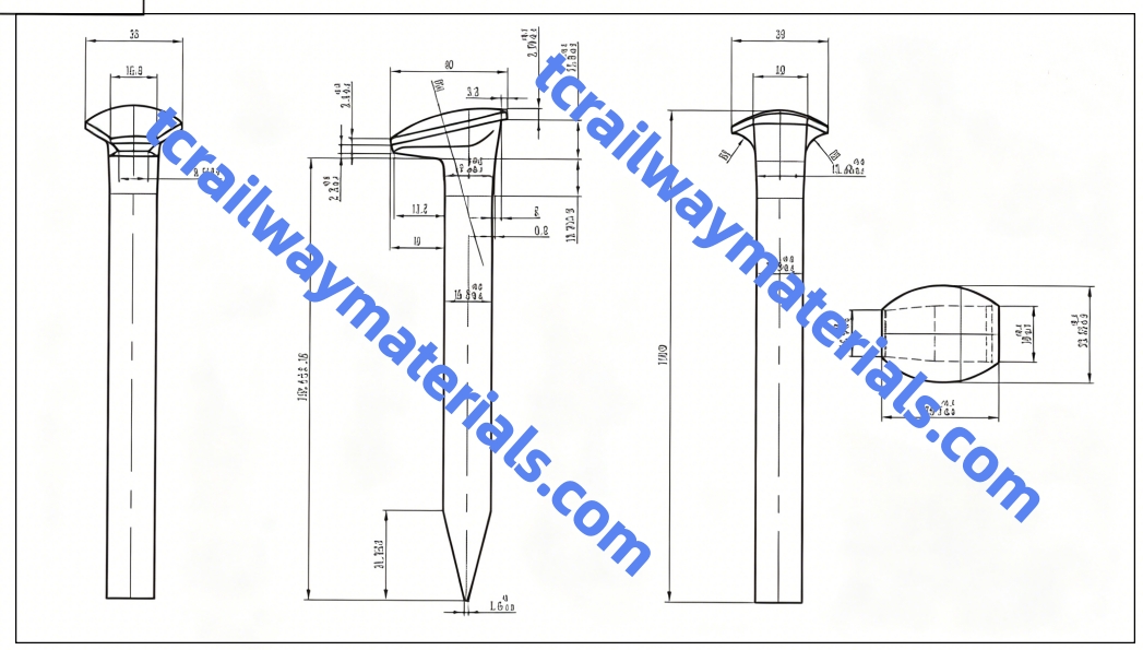 Rail Spike, Dog Spikes and Screw Spikes Rail Spike, Dog Spikes and Screw Spikes