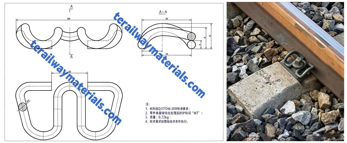 Professional Manufacturer of Elastic Rail Clip & Rail Clips Professional Manufacturer of Elastic Rail Clip & Rail Clips