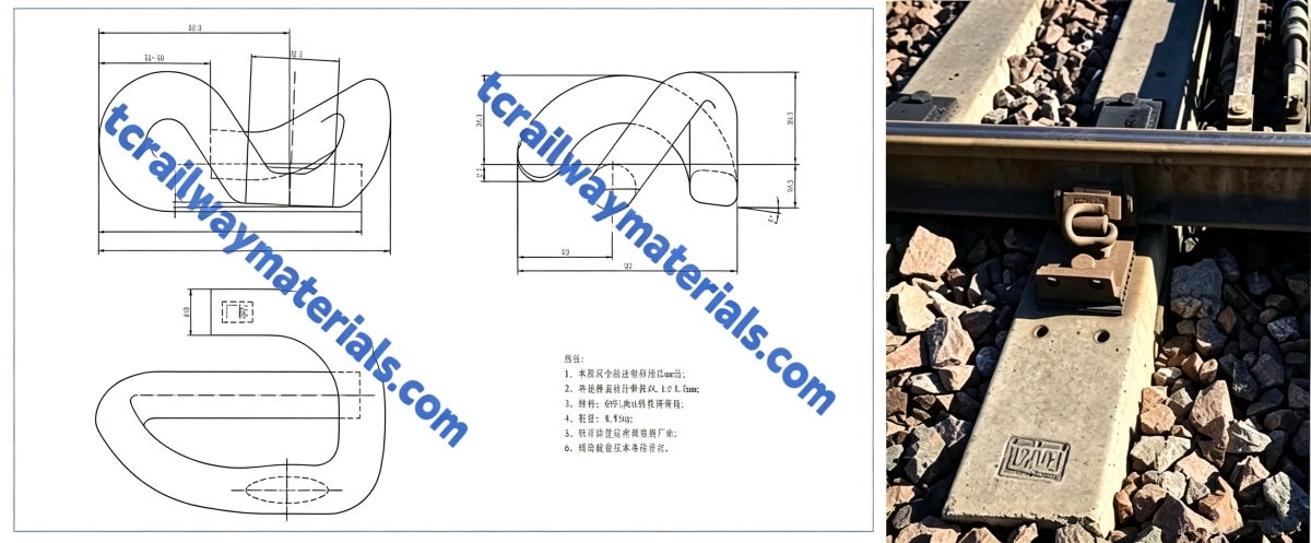 Professional Manufacturer of Elastic Rail Clip & Rail Clips Professional Manufacturer of Elastic Rail Clip & Rail Clips