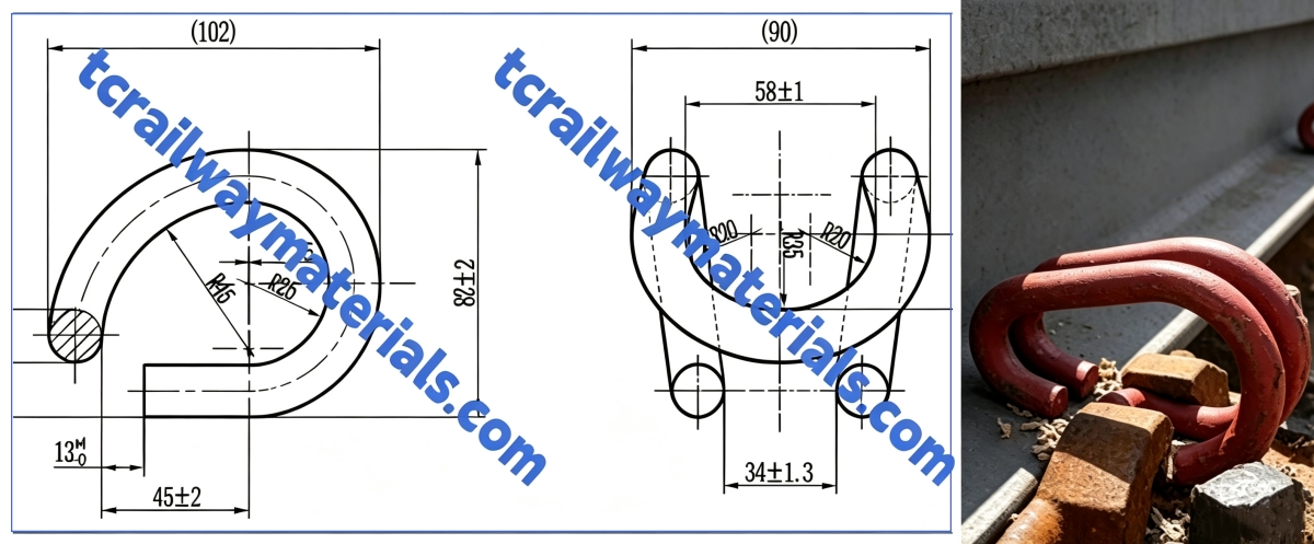 Professional Manufacturer of Elastic Rail Clip & Rail Clips Professional Manufacturer of Elastic Rail Clip & Rail Clips