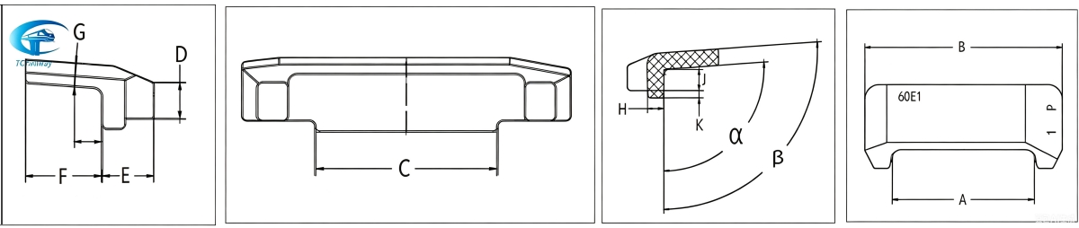 Gauge Plate Insulator for Rail Fastening System Gauge Plate Insulator for Rail Fastening System