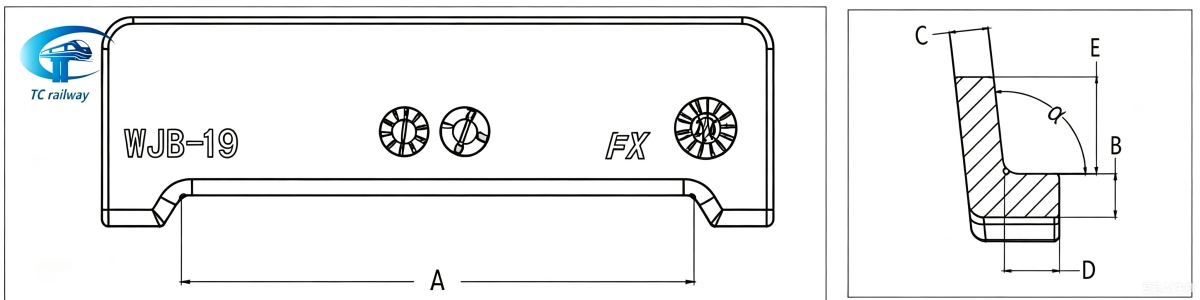 Gauge Plate Insulator for Rail Fastening System Gauge Plate Insulator for Rail Fastening System