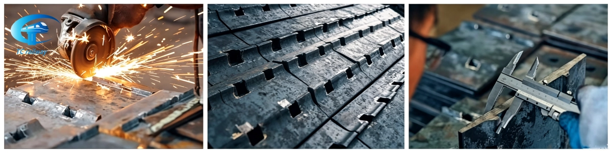 KB-65 Split-type Rail Base Plate for GOST R65 Rails