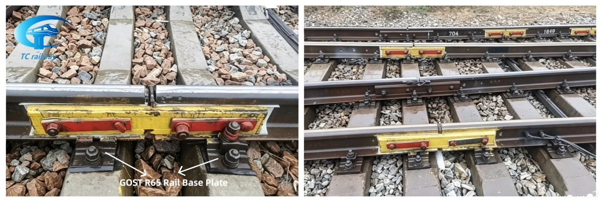 KB-65 Split-type Rail Base Plate for GOST R65 Rails