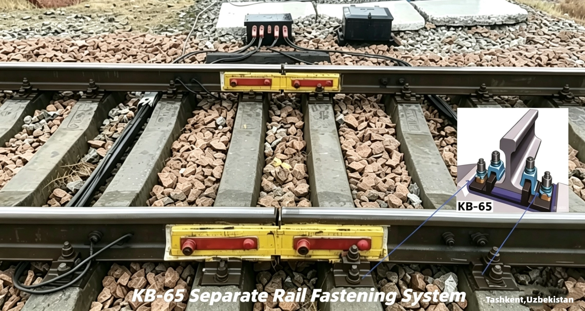 KB-65 Separate Rail Fastening System for GOST R65 Rails KB-65 Separate Rail Fastening System for GOST R65 Rails