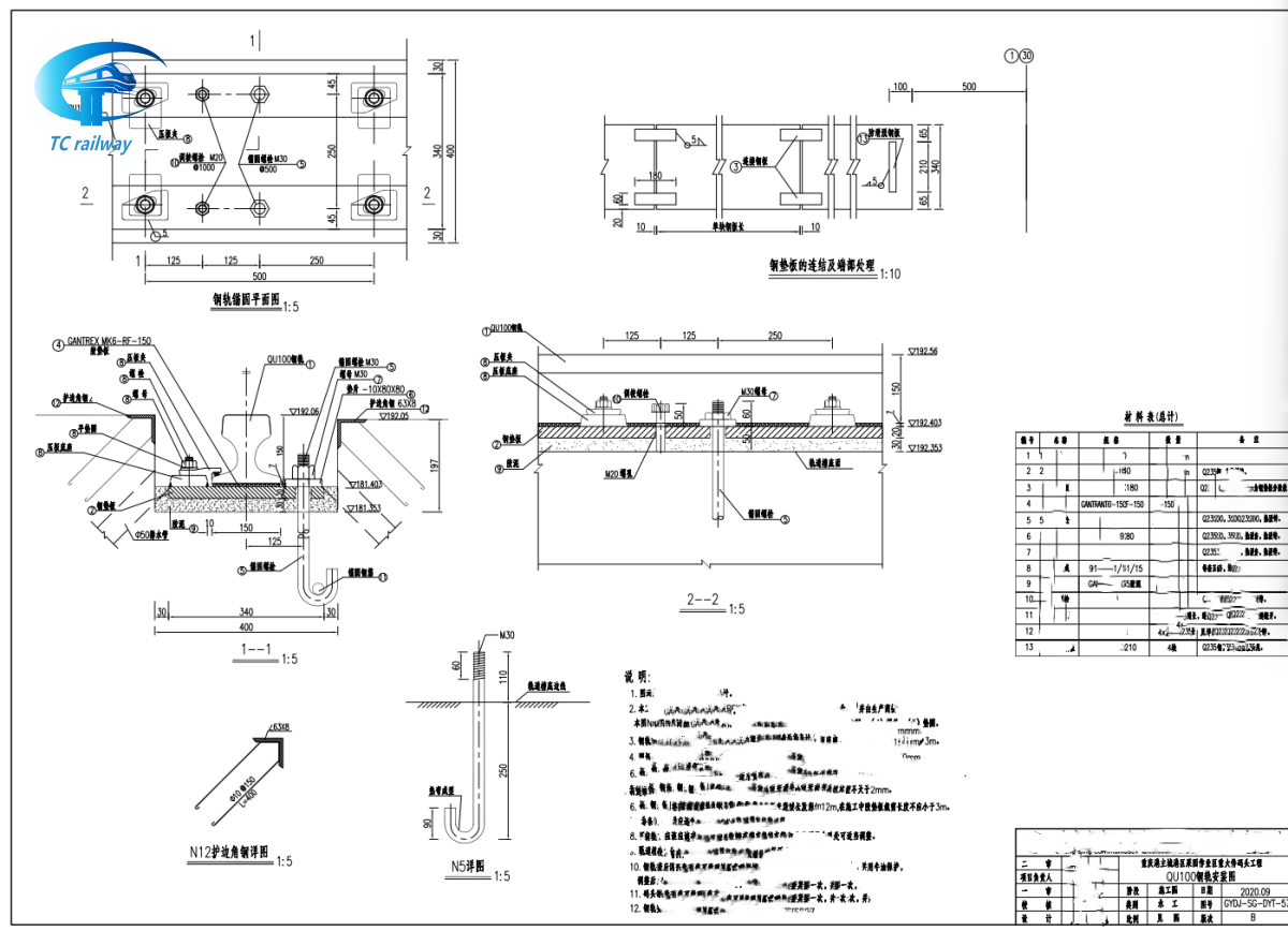 Heavy-Duty Crane Rail Fastening Systems Manufacturer | Custom Port Rail Solutions for QU70-QU120
