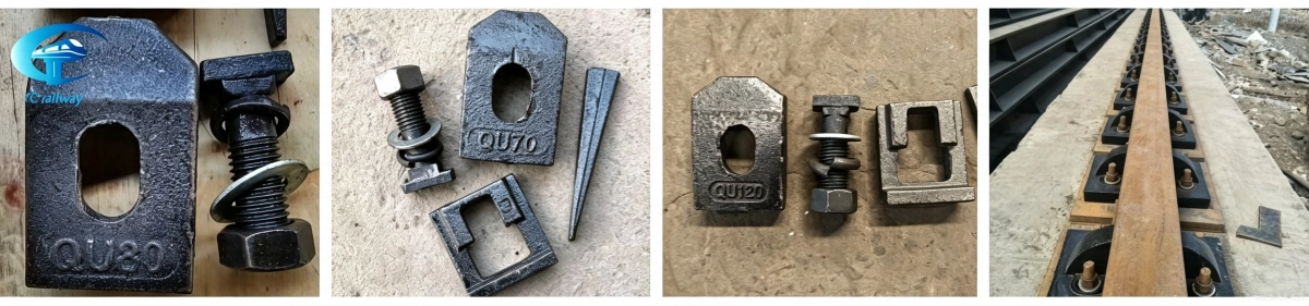 Heavy-Duty Crane Rail Fastening Systems Manufacturer | Custom Port Rail Solutions for QU70-QU120