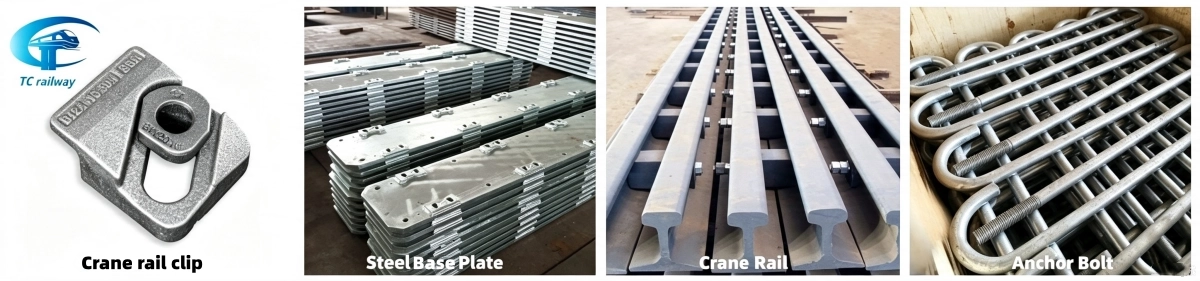 Heavy-Duty Crane Rail Fastening Systems Manufacturer | Custom Port Rail Solutions for QU70-QU120