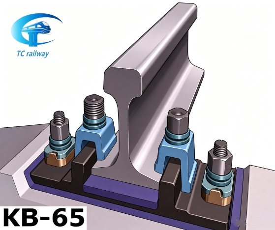KB-65 Separate Rail Fastening System for GOST R65 Rails