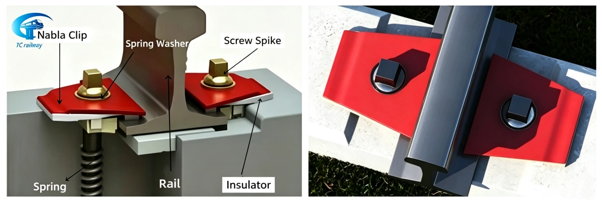 Nabla-Type Clip Rail Fastening System Nabla-Type Clip Rail Fastening System