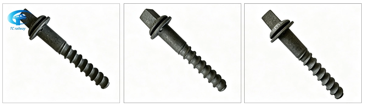 SS8 SS25 SS35 Railway Sleeper Screw | Railway Screw Spike Supplier SS8 SS25 SS35 Railway Sleeper Screw | Railway Screw Spike Supplier