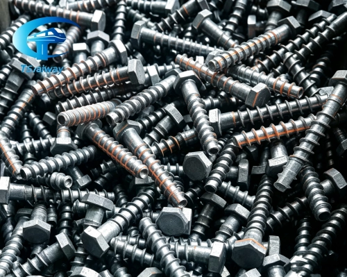 SS8 SS25 SS35 Railway Sleeper Screw | Railway Screw Spike Supplier