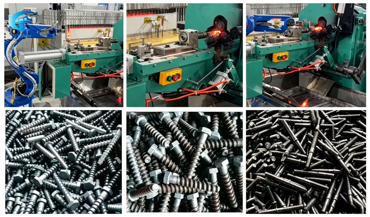 Screw Spikes for Railway Turnouts | Custom Turnout Spikes Supplier Screw Spikes for Railway Turnouts | Custom Turnout Spikes Supplier
