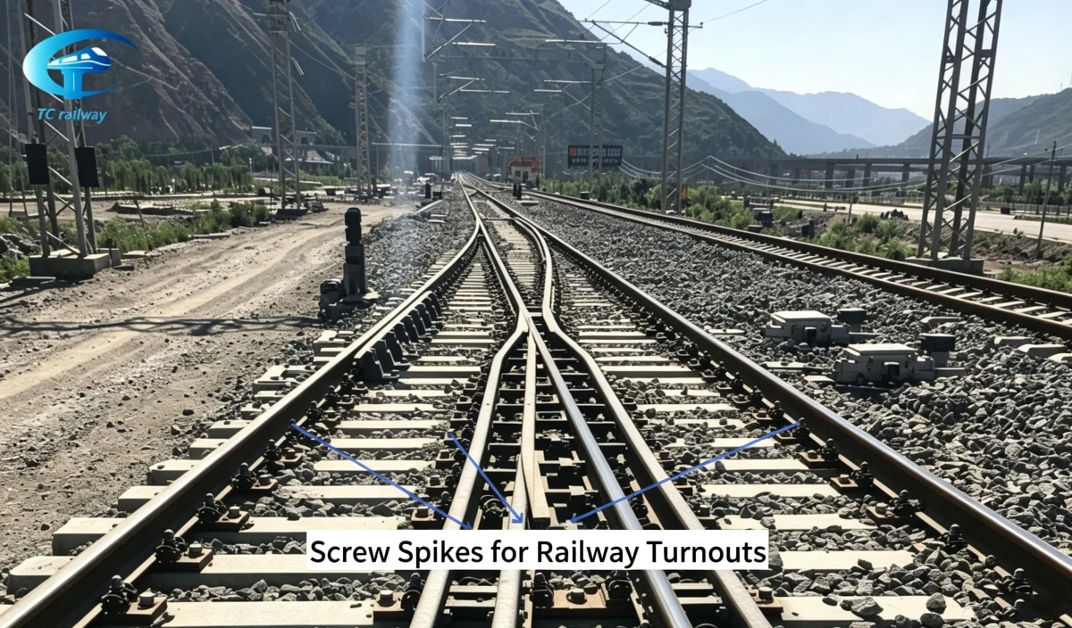 Screw Spikes for Railway Turnouts | Custom Turnout Spikes Supplier Screw Spikes for Railway Turnouts | Custom Turnout Spikes Supplier