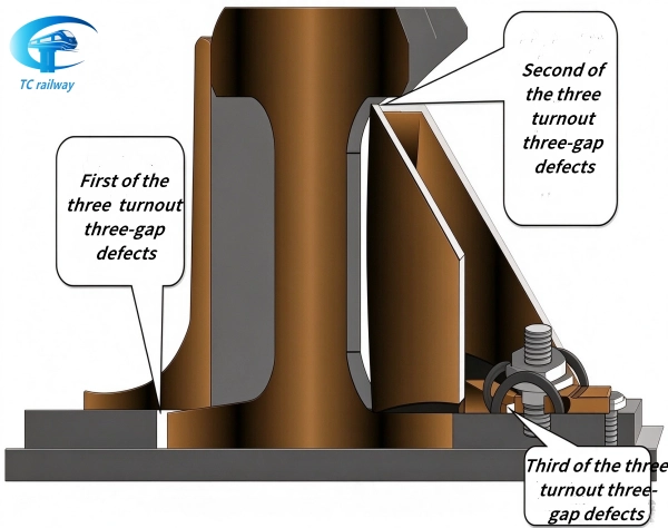 Railway Turnout Three-Gap Defects: Hazards and Rectification Railway Turnout Three-Gap Defects: Hazards and Rectification